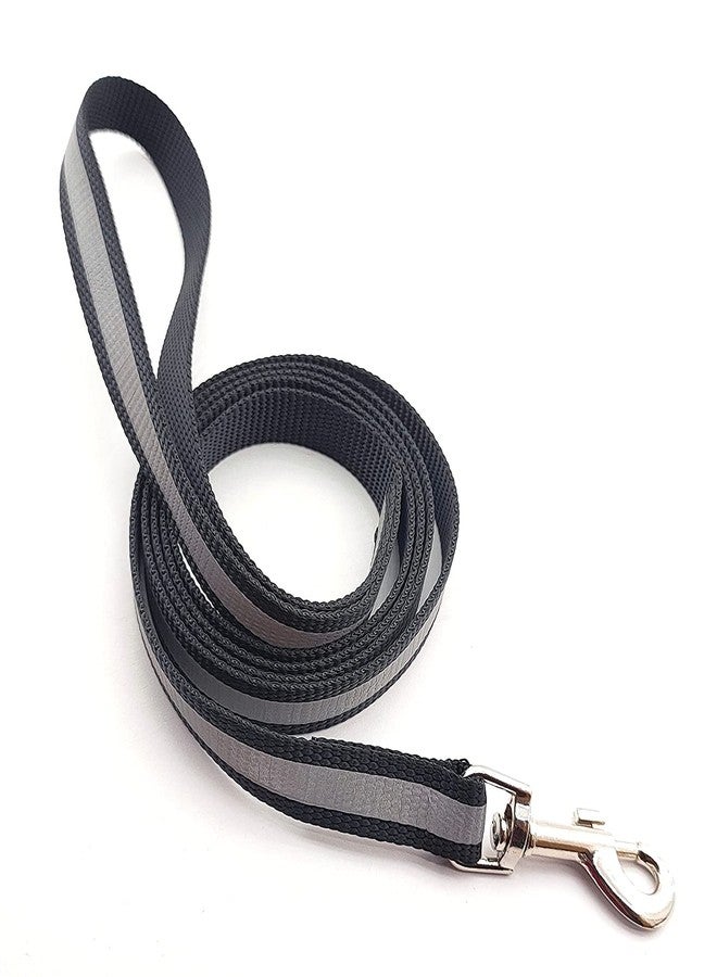 Pups&Pets pet Reflective Safety Neck Collar with Leash Set with Bell Adjustable Collar and Leash 15 MM for Puppy, cat and Kitten (Black) - Image 3